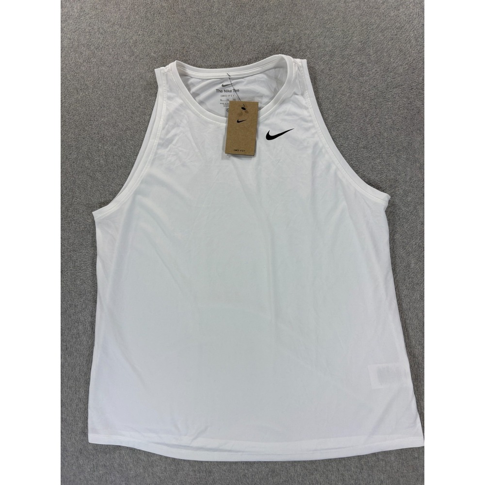 NWT Nike Performance Running Training Tank Top (Women's XL) White